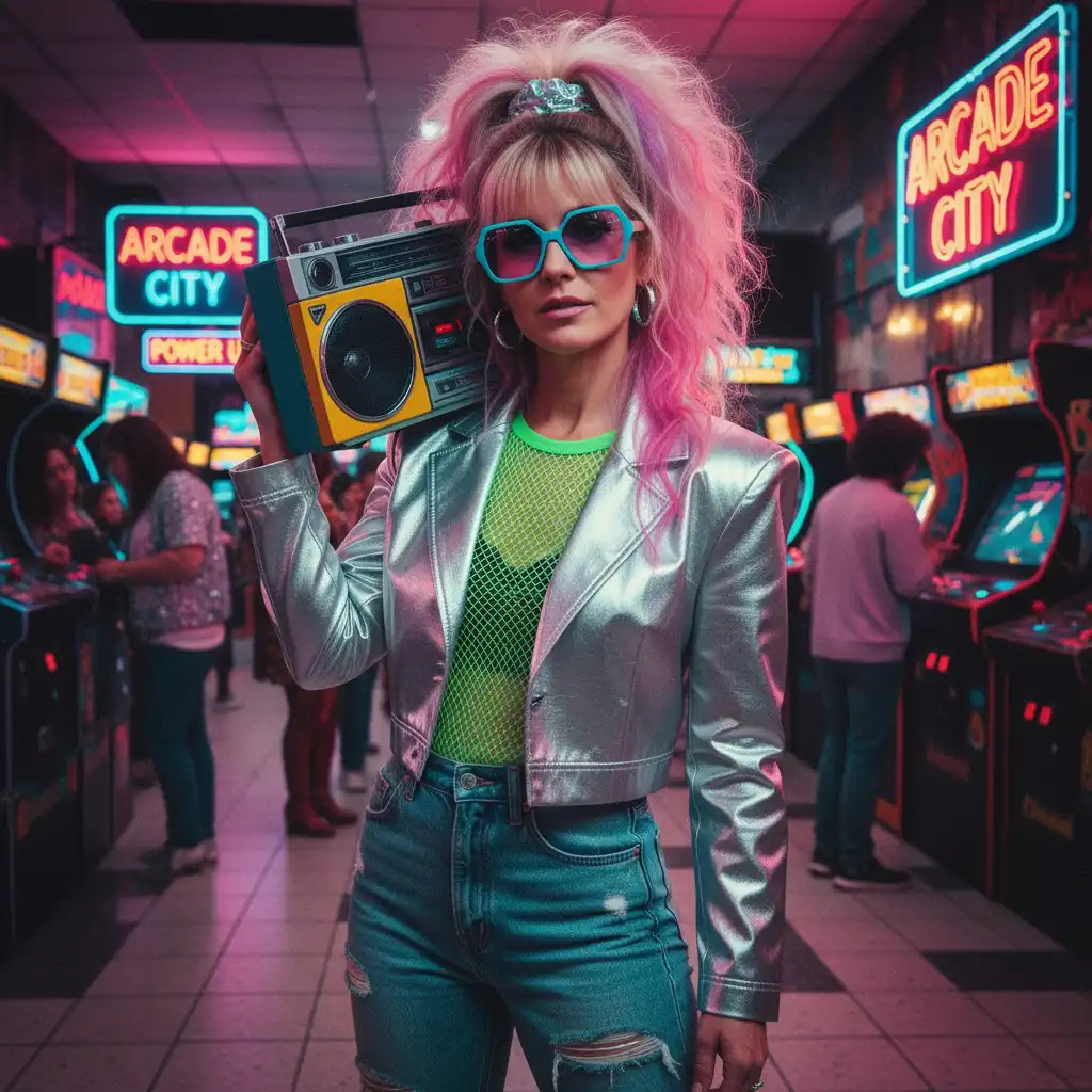1980s Retro Portrait